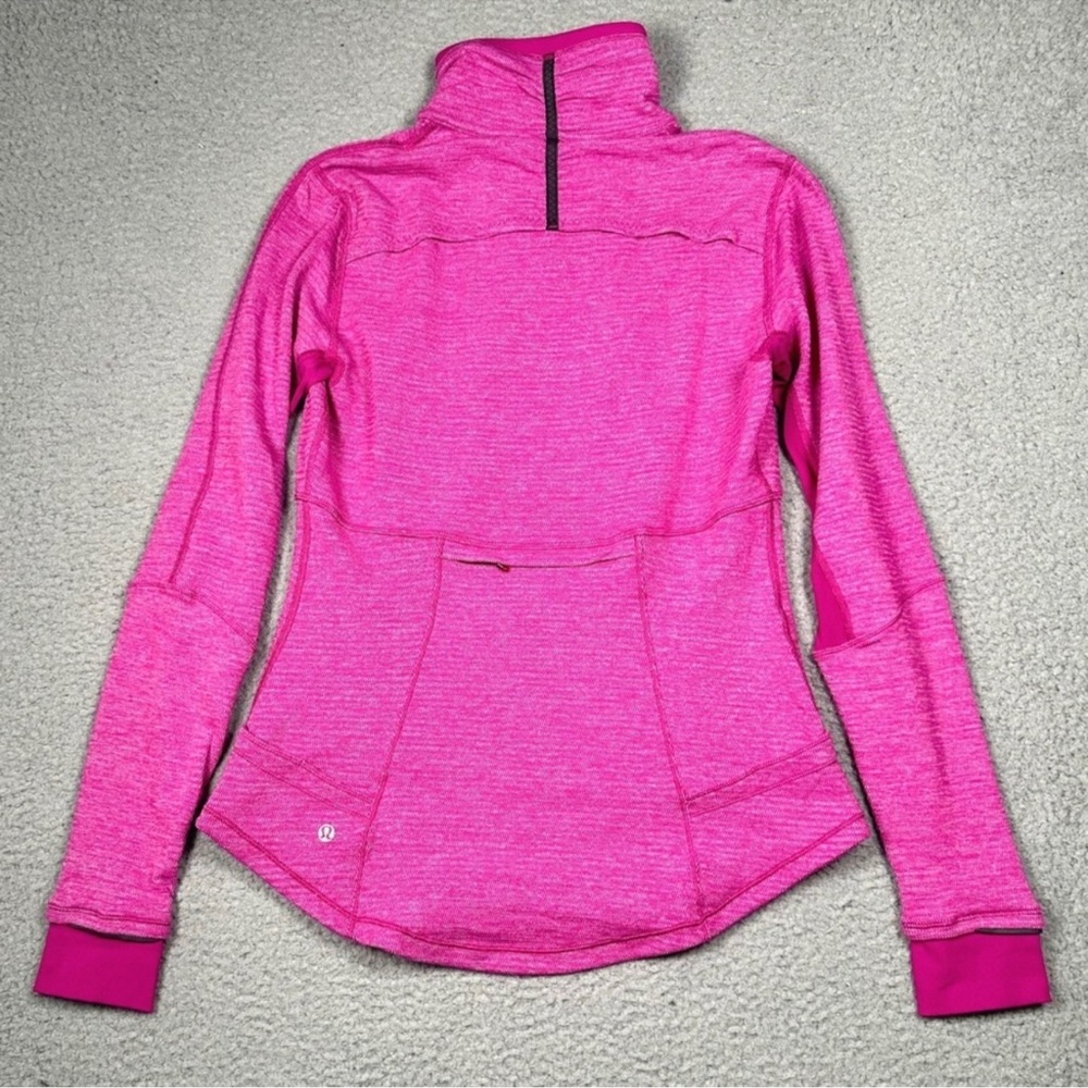 Lululemon Base Runner 1/2 Zip Raspberry Pullover - Picture 7 of 16